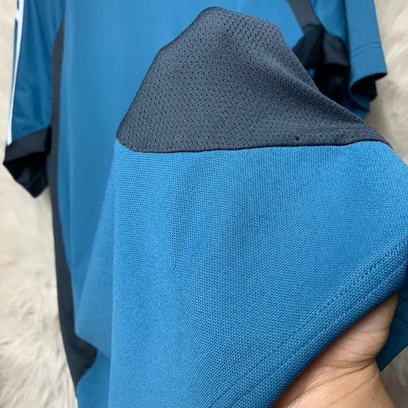 Adidas Blue Polo Shirt - Picture 6 of 6